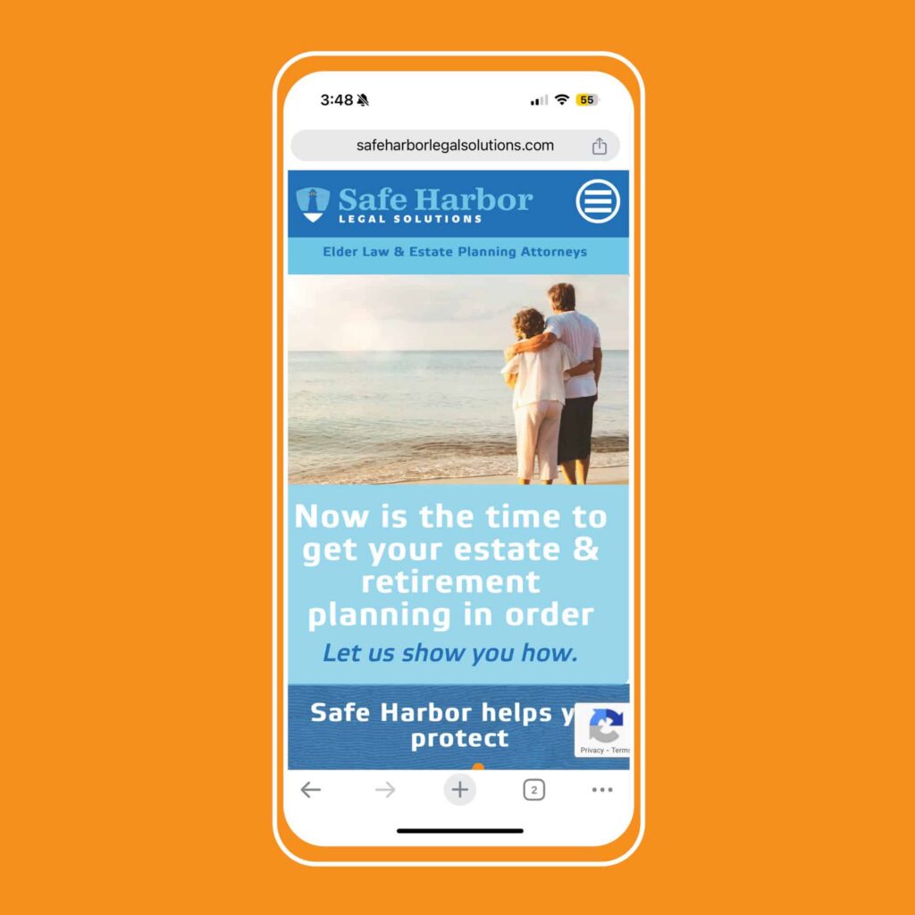 Retirement and Estate Planning website branding in bellingham