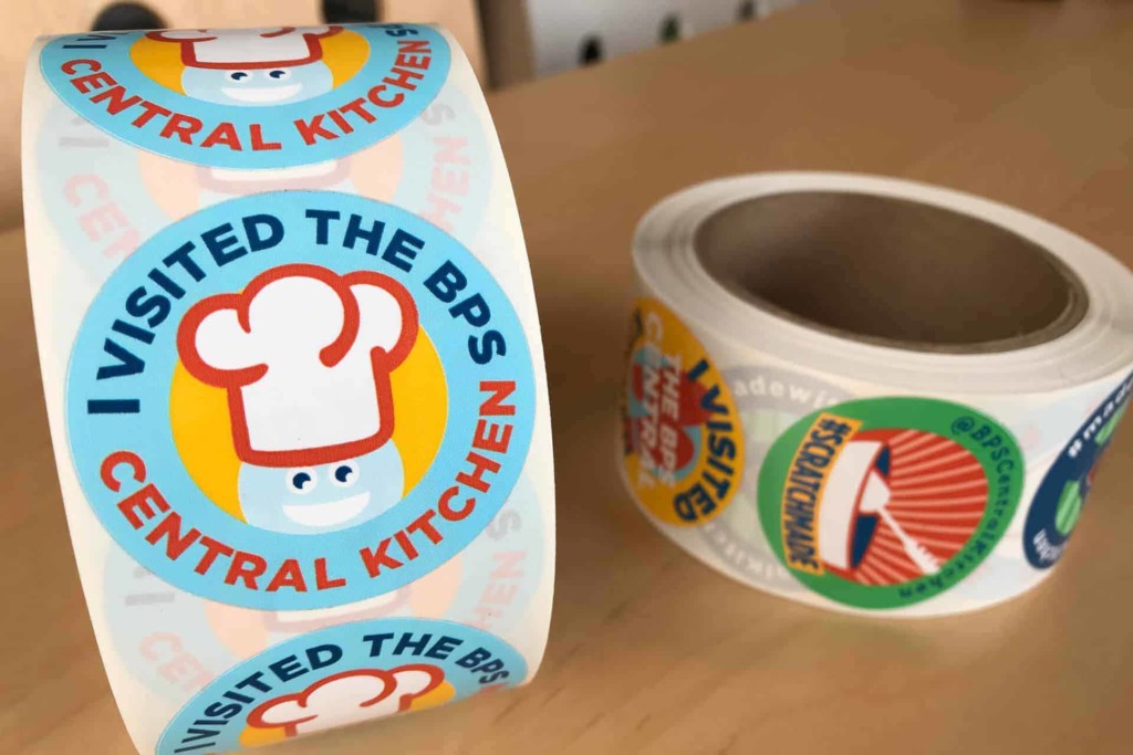 public schools branding - Bellingham good food project sticker designs by shew design