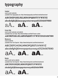 chameleon no more - typography