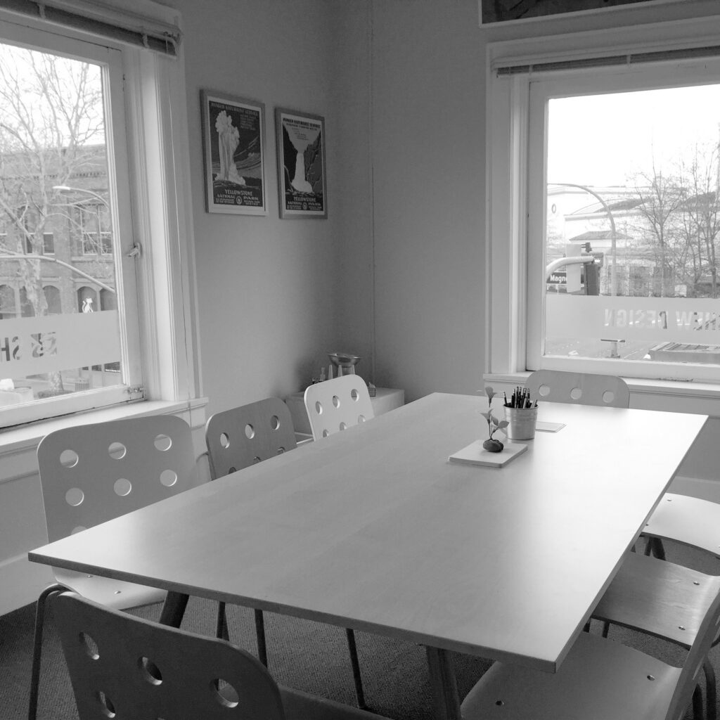 about shew design - our conference room