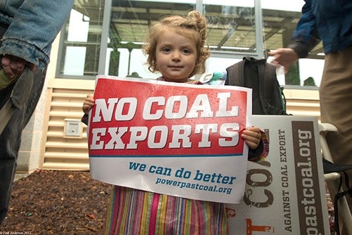 no coal sign - child