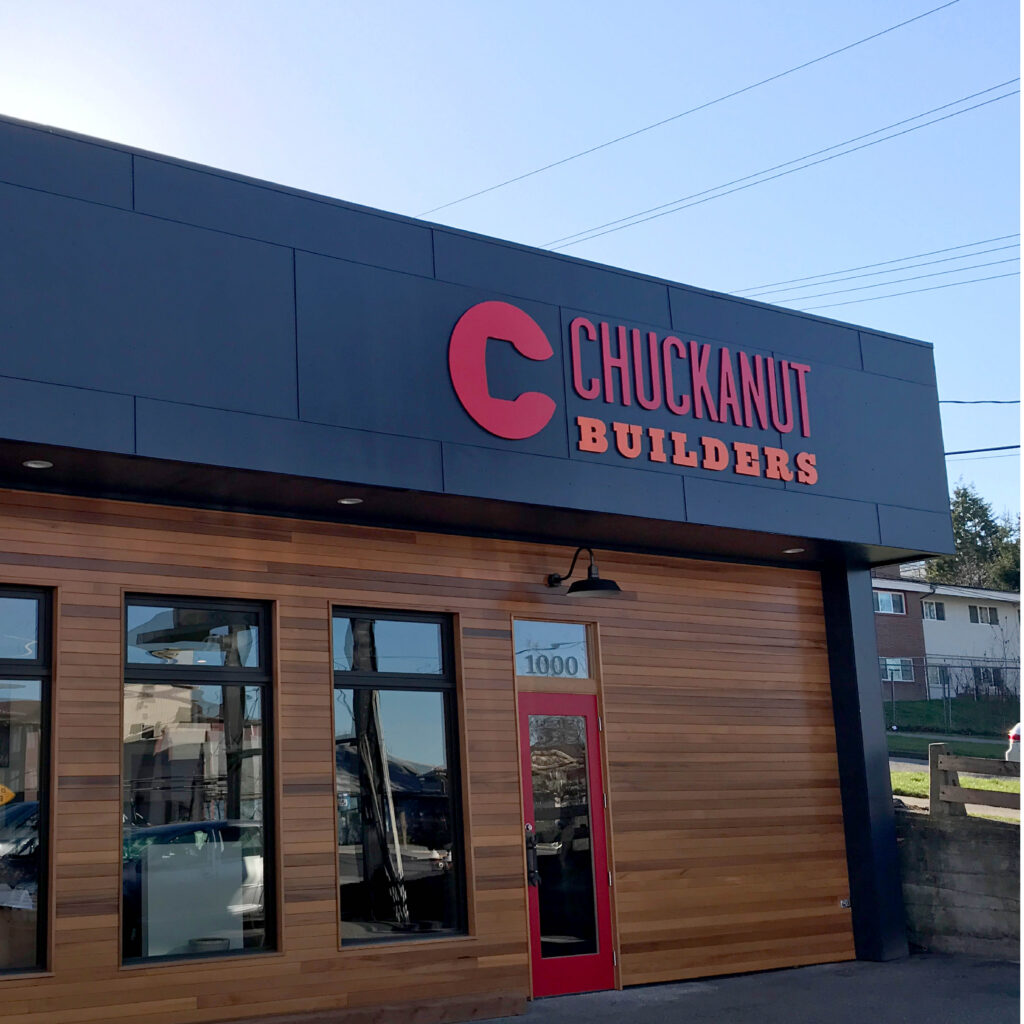 Chuckanut Builders office location in Bellingham, Washington