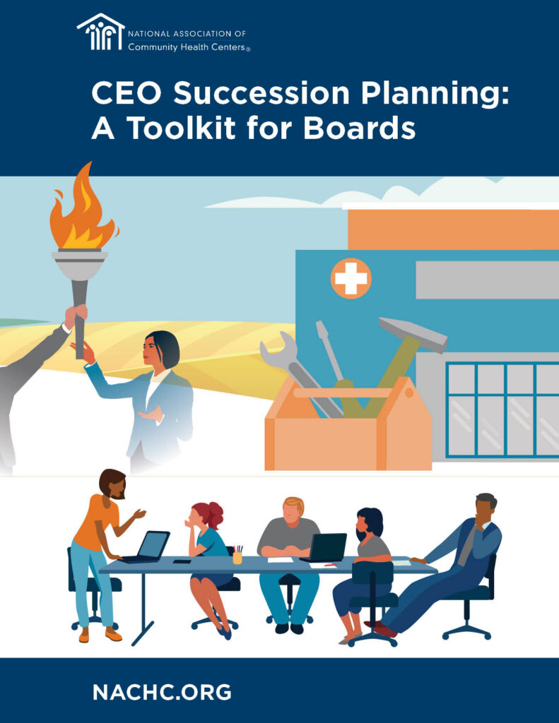 community health center graphic design - Toolkit for boards cover