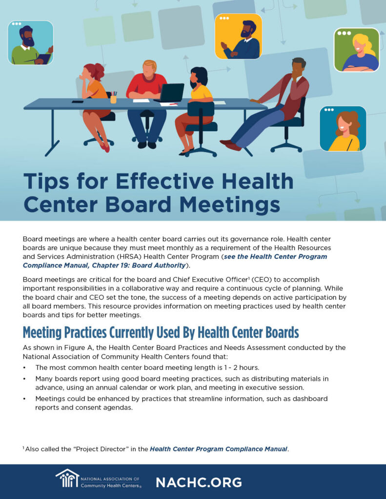 Community health centers graphic design - tips document cover design