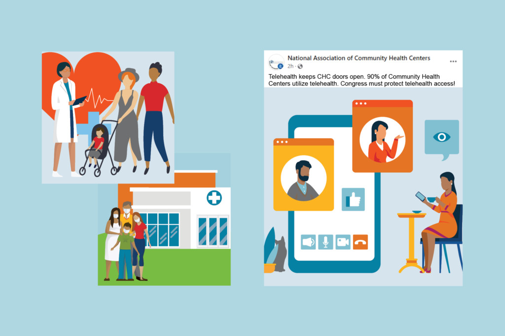 community health centers graphic design