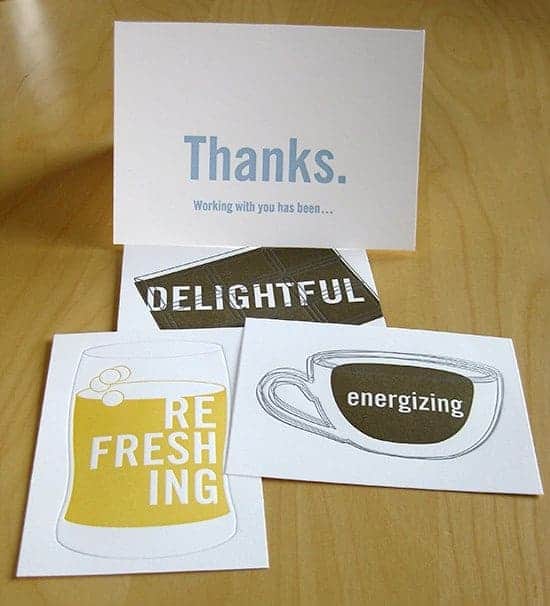 Shew Design - thank you cards